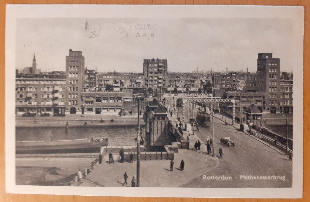 Ansichtkaart Rotterdam, Verzenden, 1940 tot 1960, Gelopen, Zuid-Holland