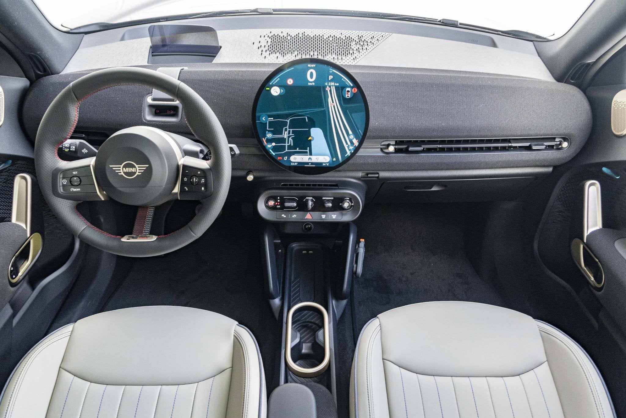 MINI Aceman E John Cooper Works L-pakket | Glazen panoramada, Auto's, Stof, Met garantie (alle), Stuurwielverwarming, Origineel Nederlands