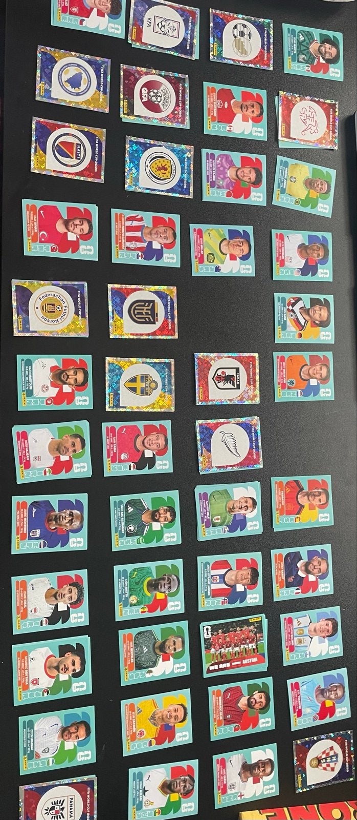 Panini FIFA World Cup 2026 stickers - 113 unieke, Verzenden, Zo goed als nieuw, Sport