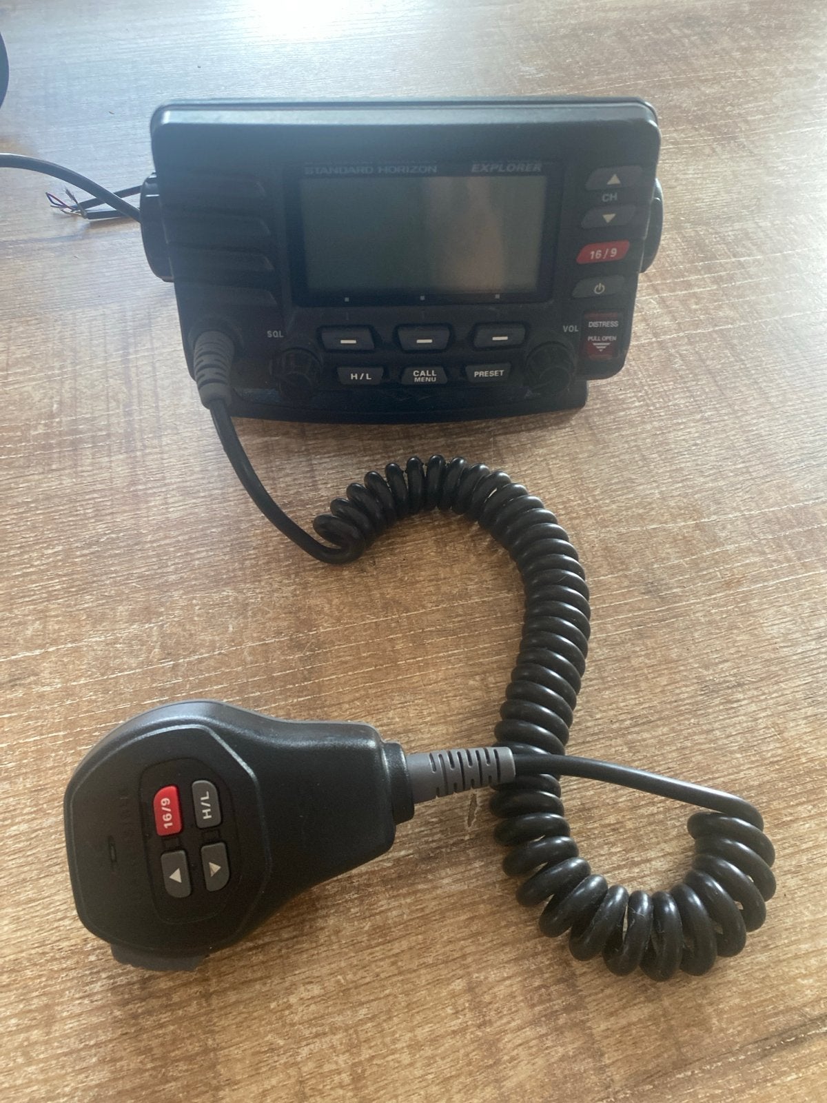 Standard Horizon Explorer marifoon GX1600E met handmicrofoon, Ophalen of Verzenden, Gebruikt, Overige typen