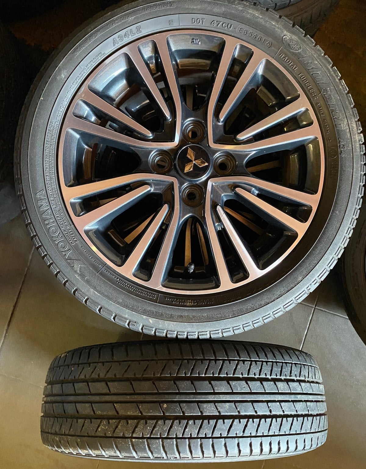 15” Mitsubishi Space Star velgen + TPMS + 175/55 R15 banden, Auto-onderdelen, Banden en Velgen, 15 inch, 175 mm, Banden en Velgen