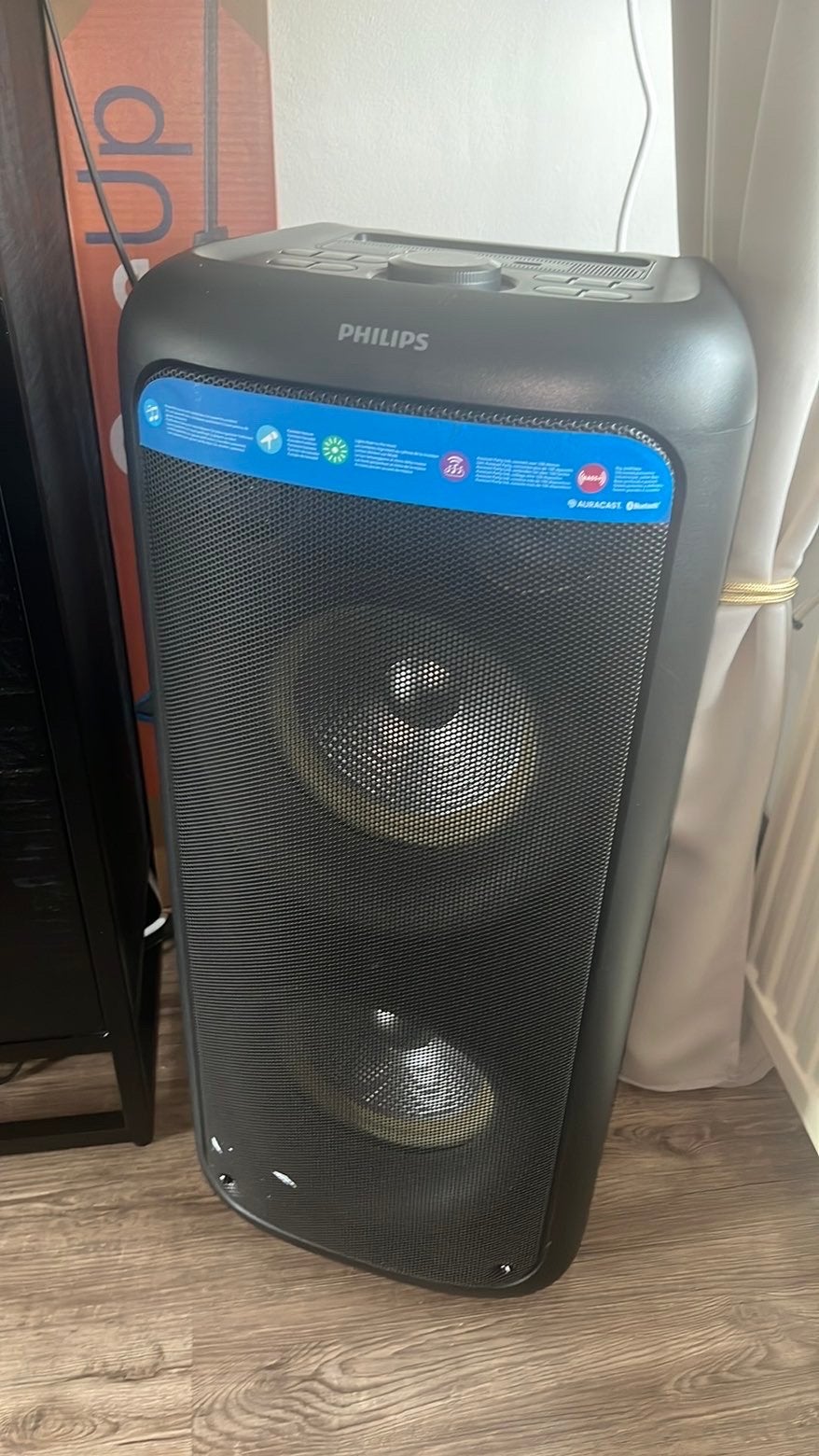 Philips Party Speaker met Lichteffecten en Bluetooth, 150 watt of meer, Philips, Party speaker, Ophalen of Verzenden