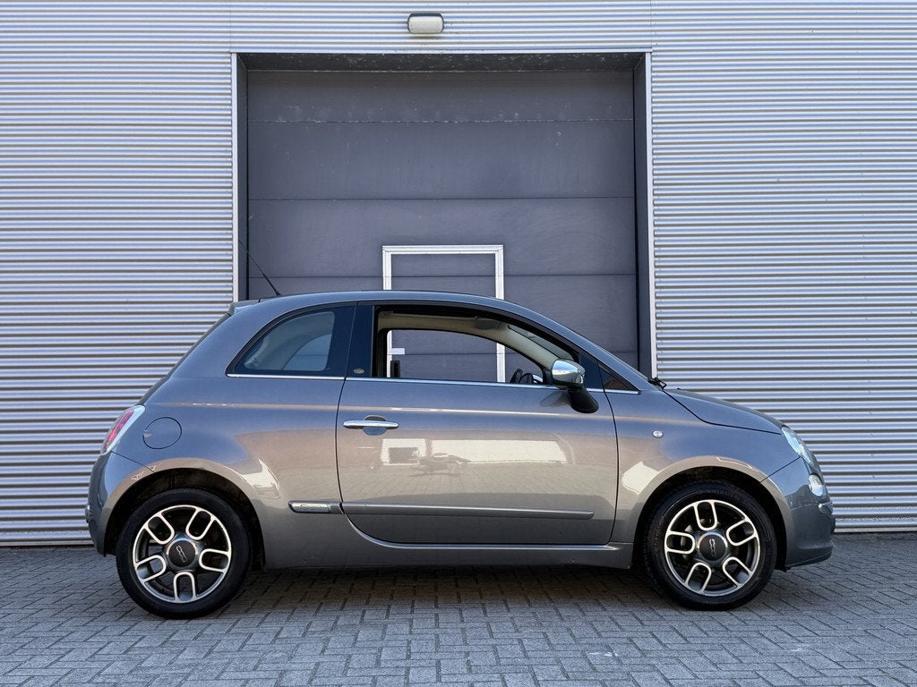 Fiat 500 1.2 Lounge I Automaat I Airco I Leder I Pano.dak, Auto's, Fiat, Euro 5, Gebruikt, 4 cilinders, Bedrijf