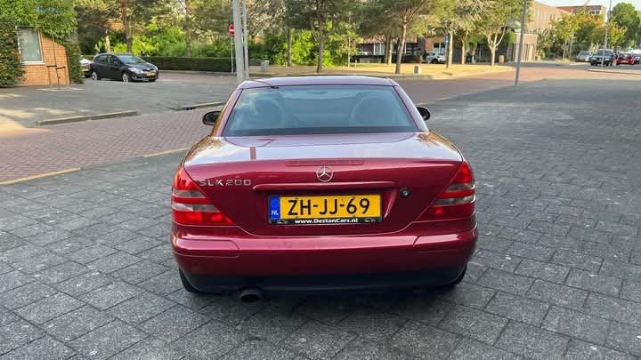 Mercedes-Benz SLK 200 Cabrio Roadster bj1999 Bordeaux Rood, Ophalen, Gebruikt