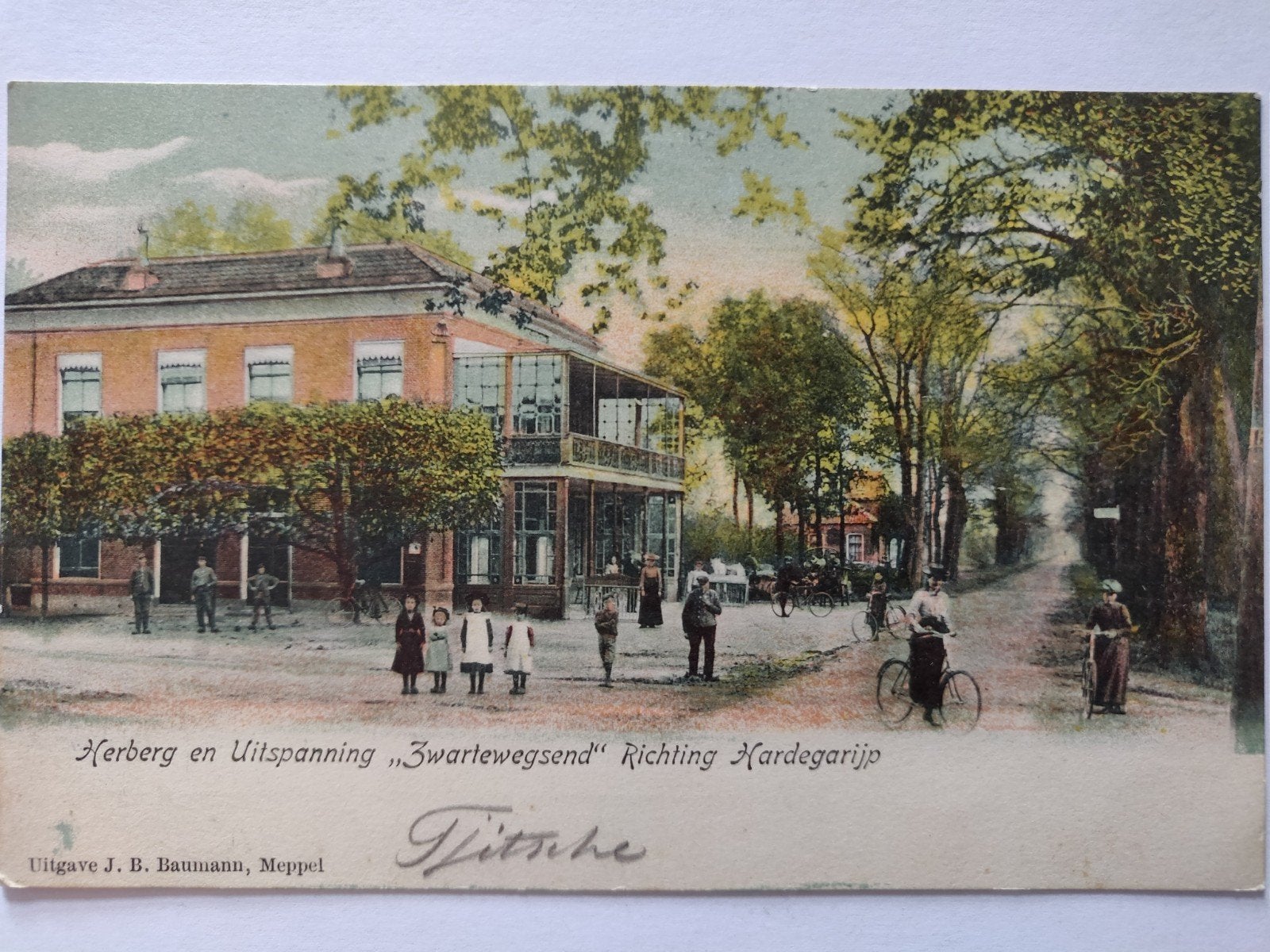 X2856 Tytsjerk Hardegarijp 1904 naar Sint Jacobi Parochie, Verzamelen, Ophalen of Verzenden, Voor 1920, Noord-Holland