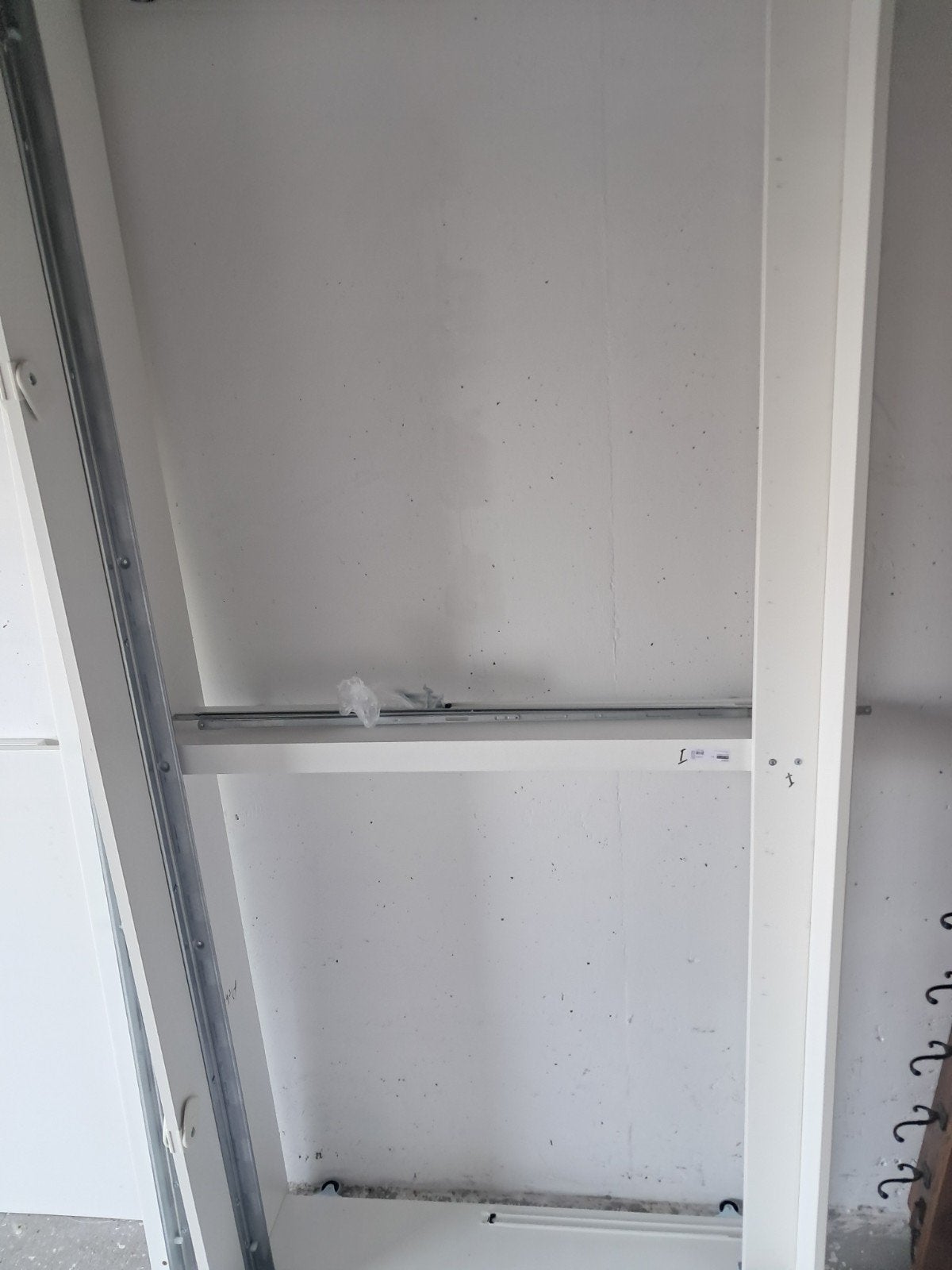 wit bed met onderschuifbed, Ophalen, Gebruikt, 90 cm, Eenpersoons
