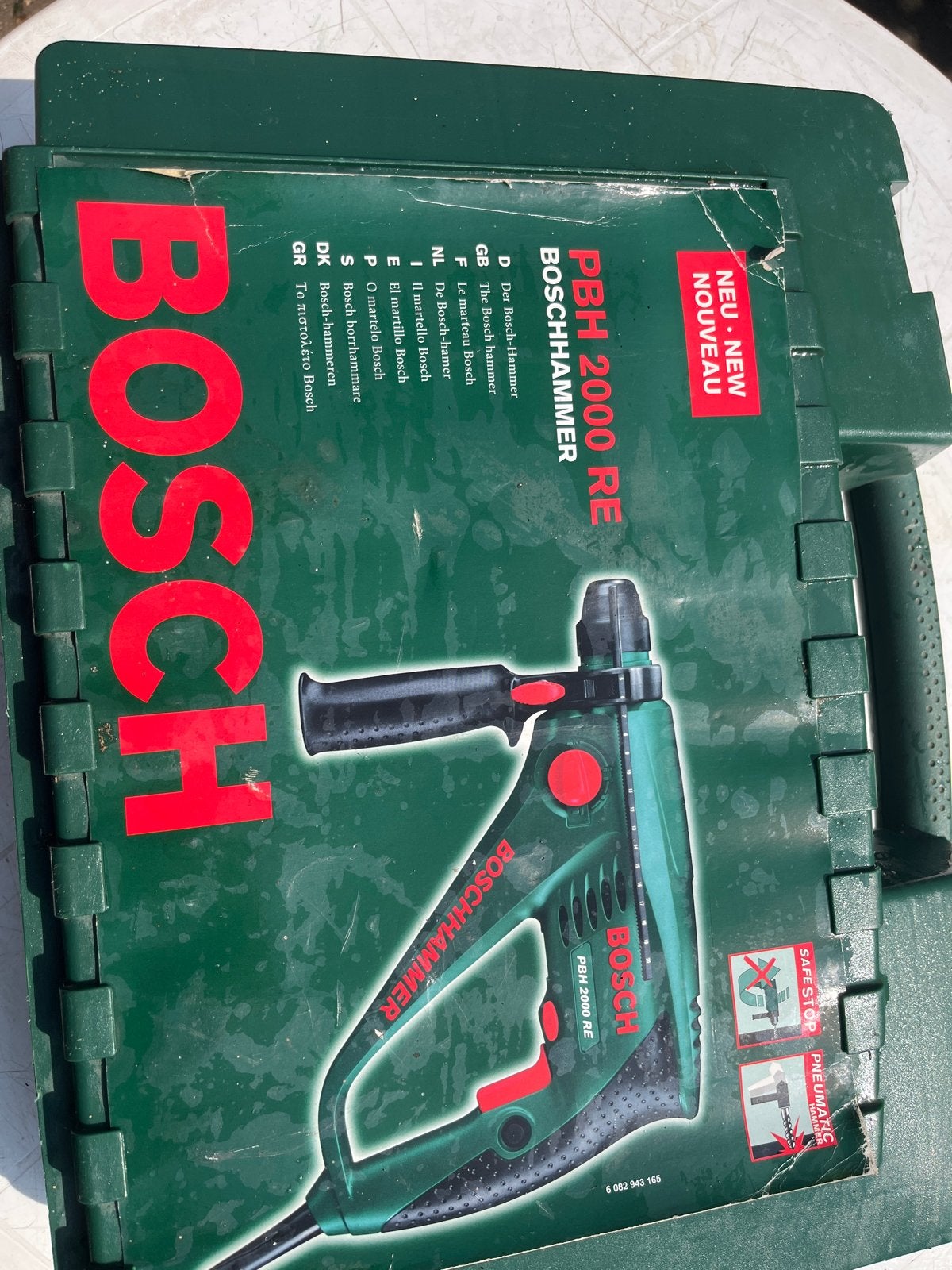 Bosch PBH 2000 RE Boorhamer - Zo goed als nieuw, Boor- en/of Breekhamer, Ophalen of Verzenden, Zo goed als nieuw, Klopboormechanisme
