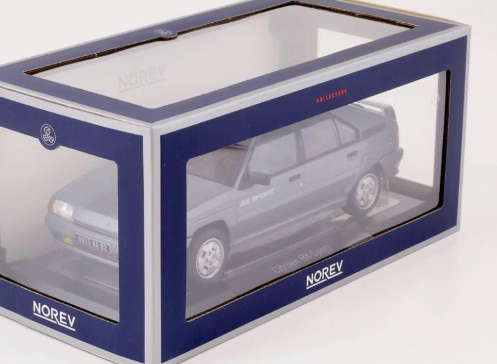 Citroen BX Sport '85 Fox Grijs NOREV schaal 1/18 ref. 181690, Hobby en Vrije tijd, Modelauto's | 1:18, Verzenden, Nieuw, Auto