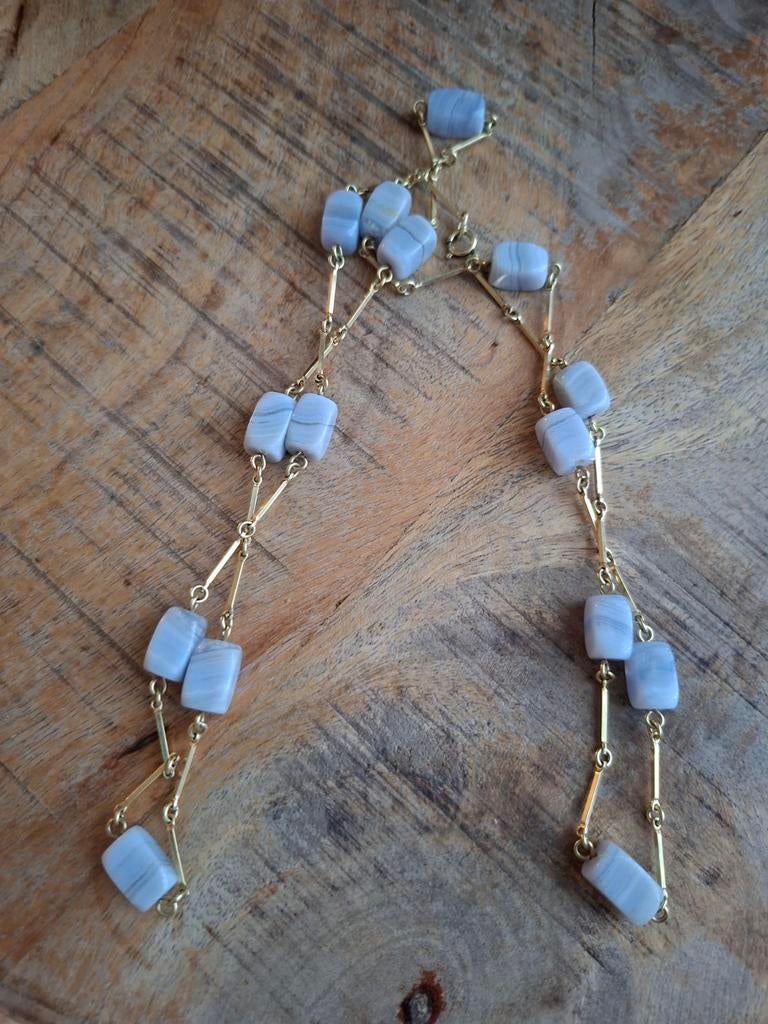 Leuke ketting te koop, Ophalen of Verzenden, Zo goed als nieuw, Overige materialen