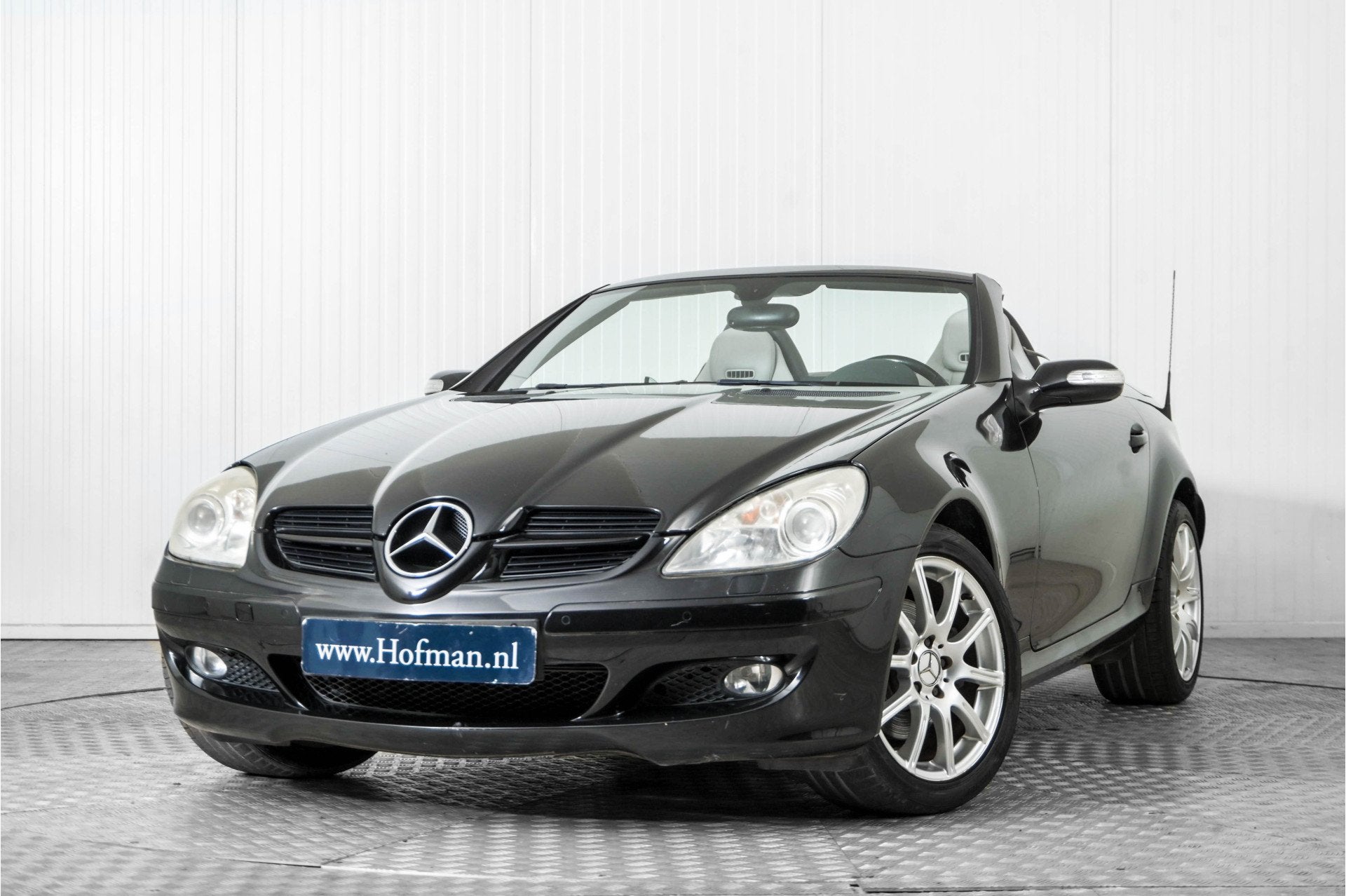Mercedes-Benz SLK 280 V6 automaat airscarf (bj 2005), Automaat, Gebruikt, Cabriolet, Zwart