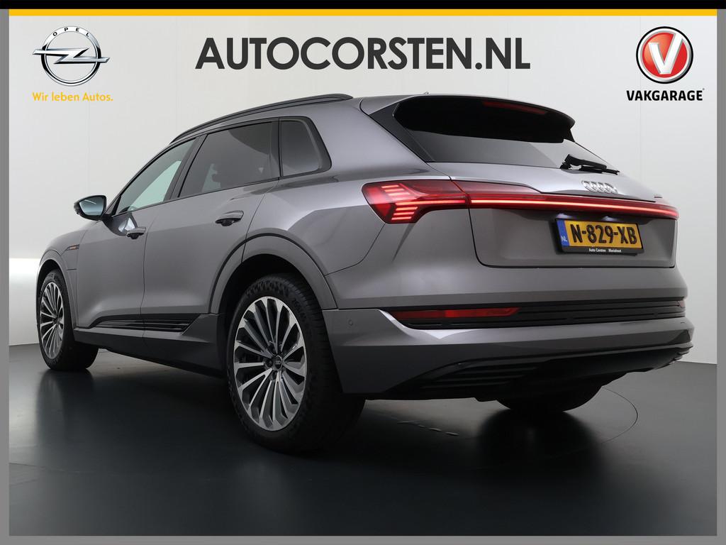 Audi e-tron 55 Quattro Advanced Edition Plus 95kWh Panoramad, Auto's, Audi, Automaat, 131 €/maand, Zwart, 95 kWh