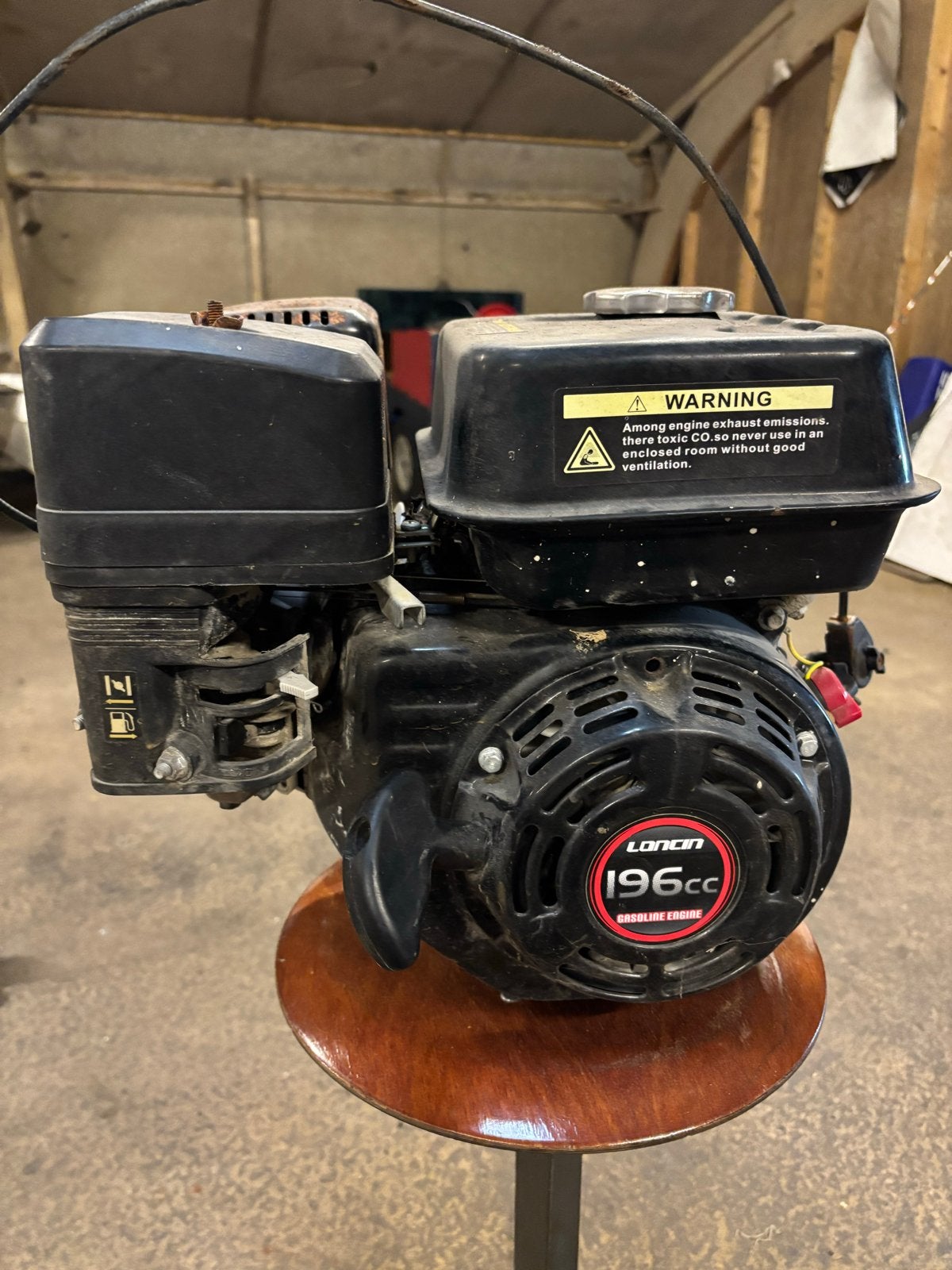 Loncin 196cc Benzine Motor - Gebruikt, Ophalen