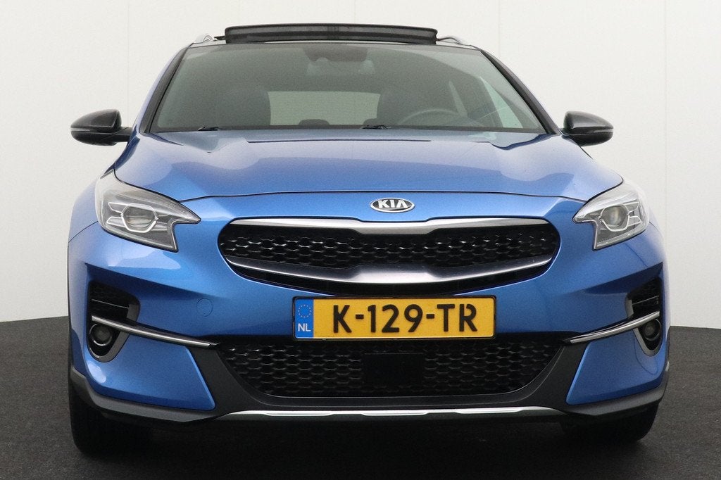 Kia Xceed 120 PK T-GDi Fashion Sport Pano-dak Leder Trekhaak, Auto's, Kia, Voorwielaandrijving, XCeed, Gebruikt, Blauw