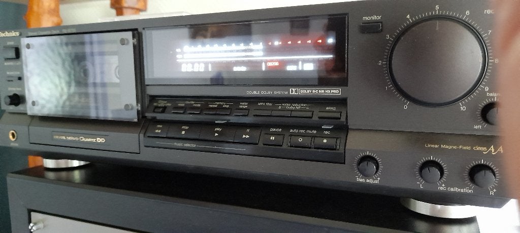 Technics Cassette recorder RS-B755 Class A in mint staat, Ophalen of Verzenden, Enkel, Overige merken, Tiptoetsen