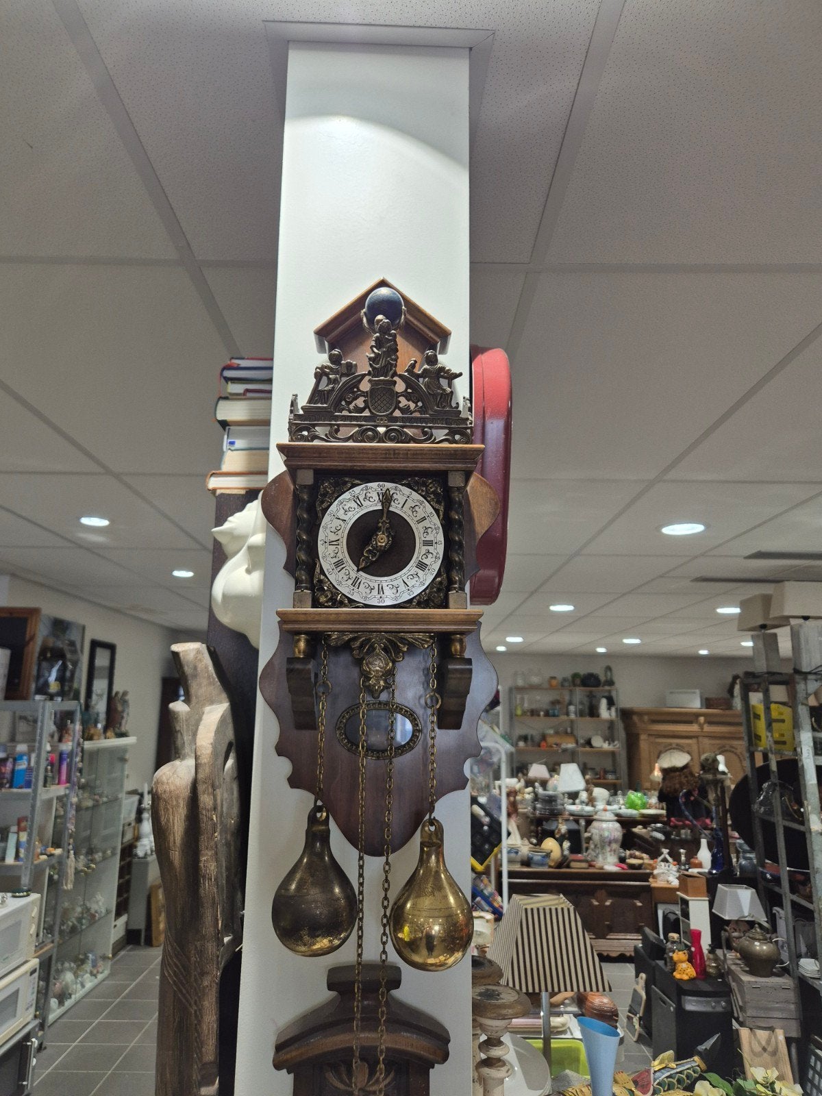 zaanse klok met bak, Antiek en Kunst, Antiek | Klokken, Ophalen of Verzenden