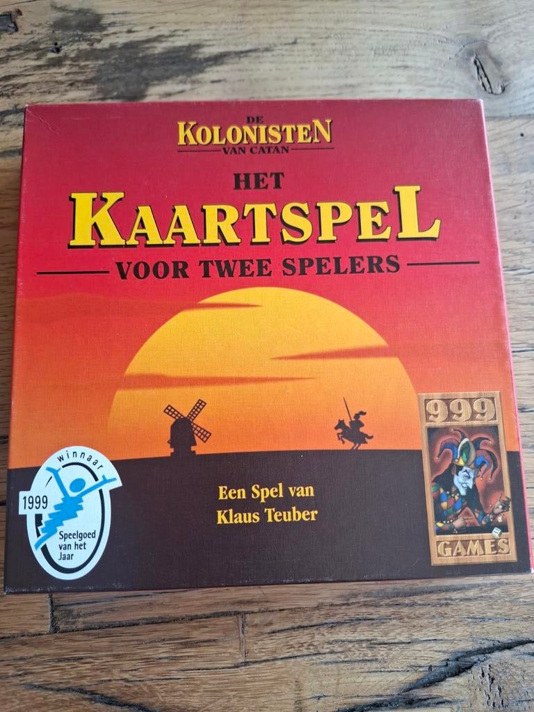 Kolonisten het Kaartspel voor 2 personen, Een of twee spelers, Ophalen, Zo goed als nieuw, 999 Games