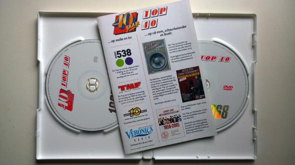 40 Jaar Top 40 1967-1968 (CD + DVD), Cd's en Dvd's, Dvd's | Muziek en Concerten, Alle leeftijden, Ophalen of Verzenden, Zo goed als nieuw