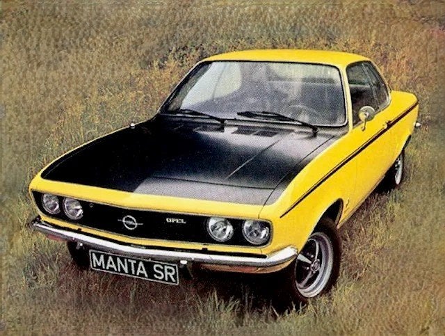 Opel Manta A 1.9 SR 1971 complete set documenten, Ophalen of Verzenden