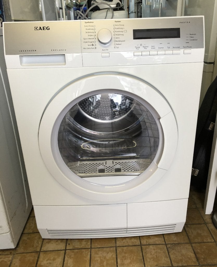 warmtepompdroger 8 kg, Witgoed en Apparatuur, Wasdrogers, Ophalen, Zo goed als nieuw, Condens