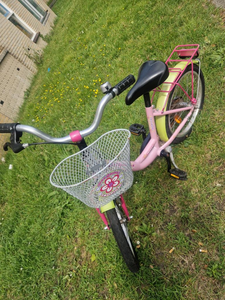 Mooie meisjes fiets 18 inch, Ophalen of Verzenden, 18 inch