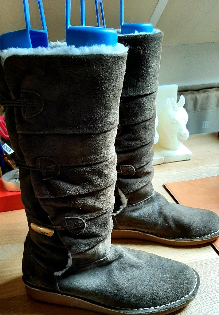 NIEUWE DAMESLAARZEN HOOG EN KORT/LEER, Kleding | Dames, Schoenen, Ophalen of Verzenden, Nieuw, Bruin, Hoge laarzen