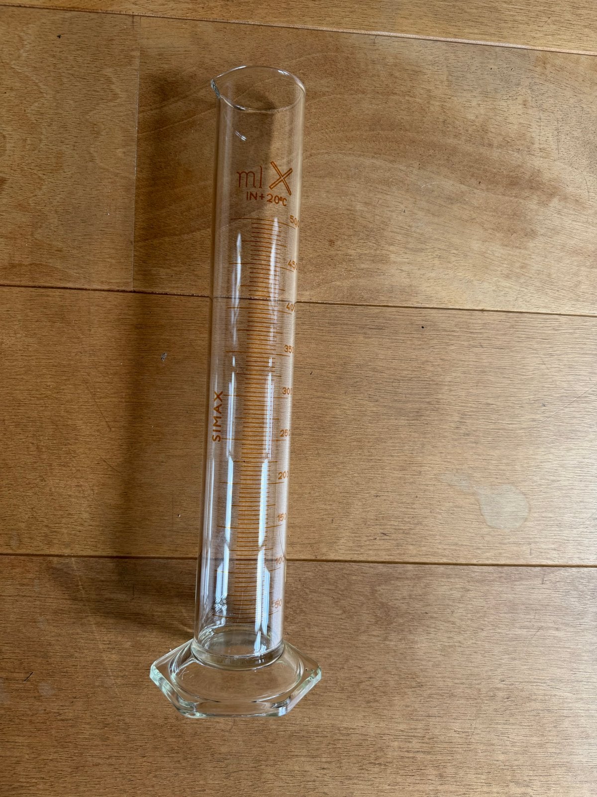 Maatglas, Maatcilinder 50 ml SIMAX - Laboratoriumglaswerk, Ophalen of Verzenden, Nieuw