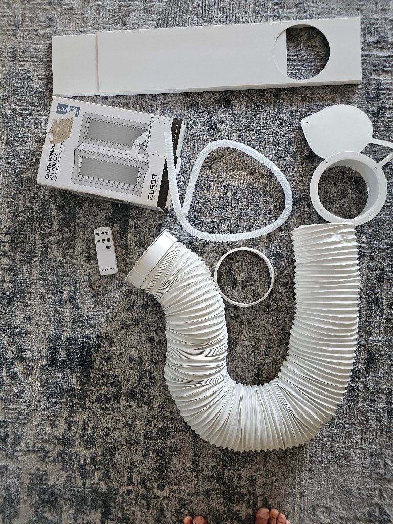 mobiele airco Eurom 120PAC, Ophalen, Minder dan 60 m³, 3 snelheden of meer, Zo goed als nieuw