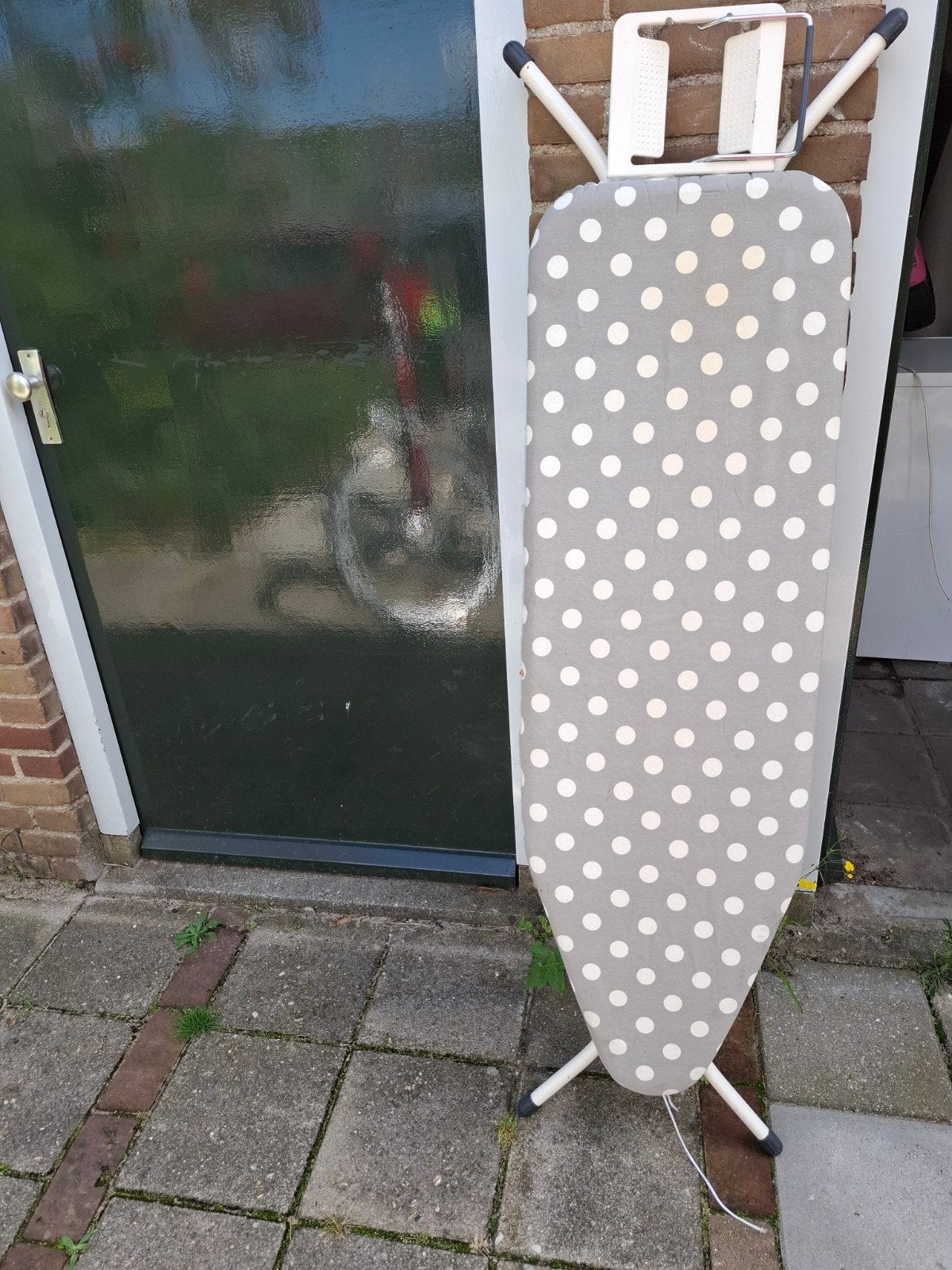 Strijkplank met stippenpatroon, Witgoed en Apparatuur, Strijkijzers en Strijkplanken, Ophalen of Verzenden, Gebruikt