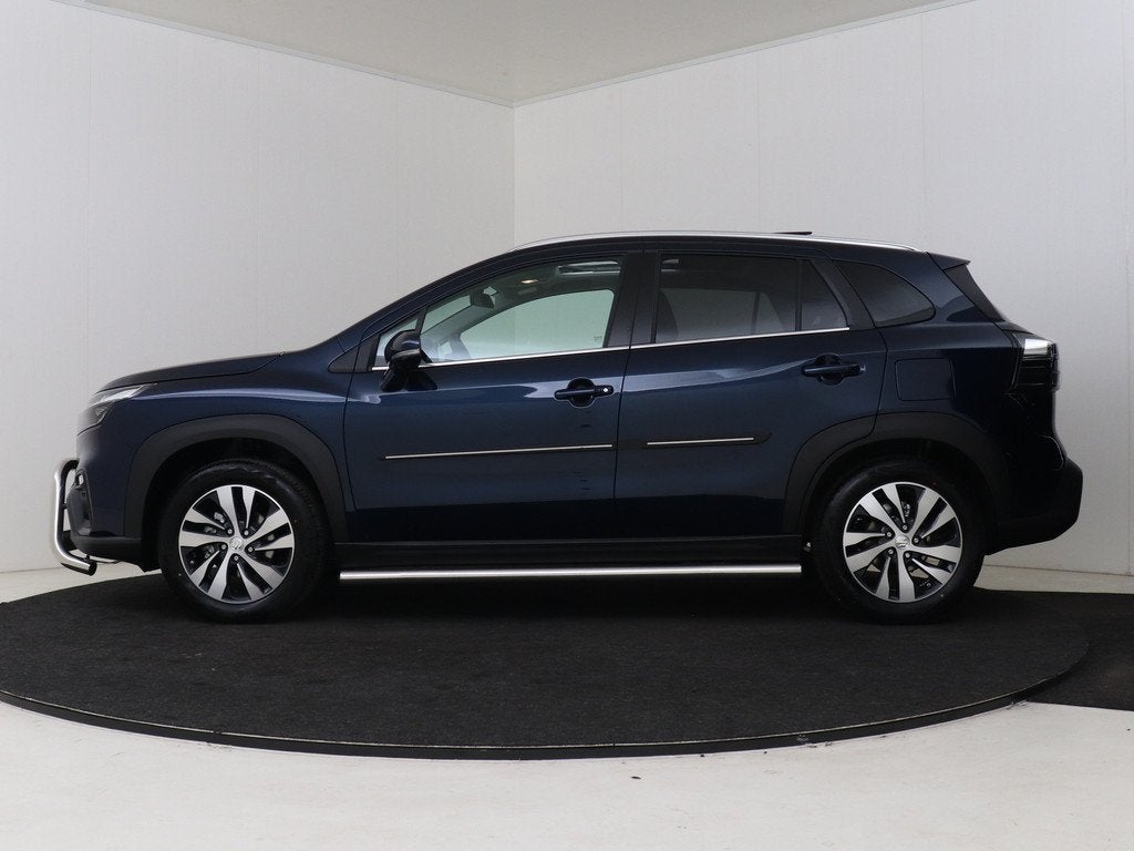 Suzuki S-Cross 1.4 Boosterjet Style Hybrid Automaat | Panoda, 12 maanden, 4 cilinders, Blauw, SUV of Terreinwagen