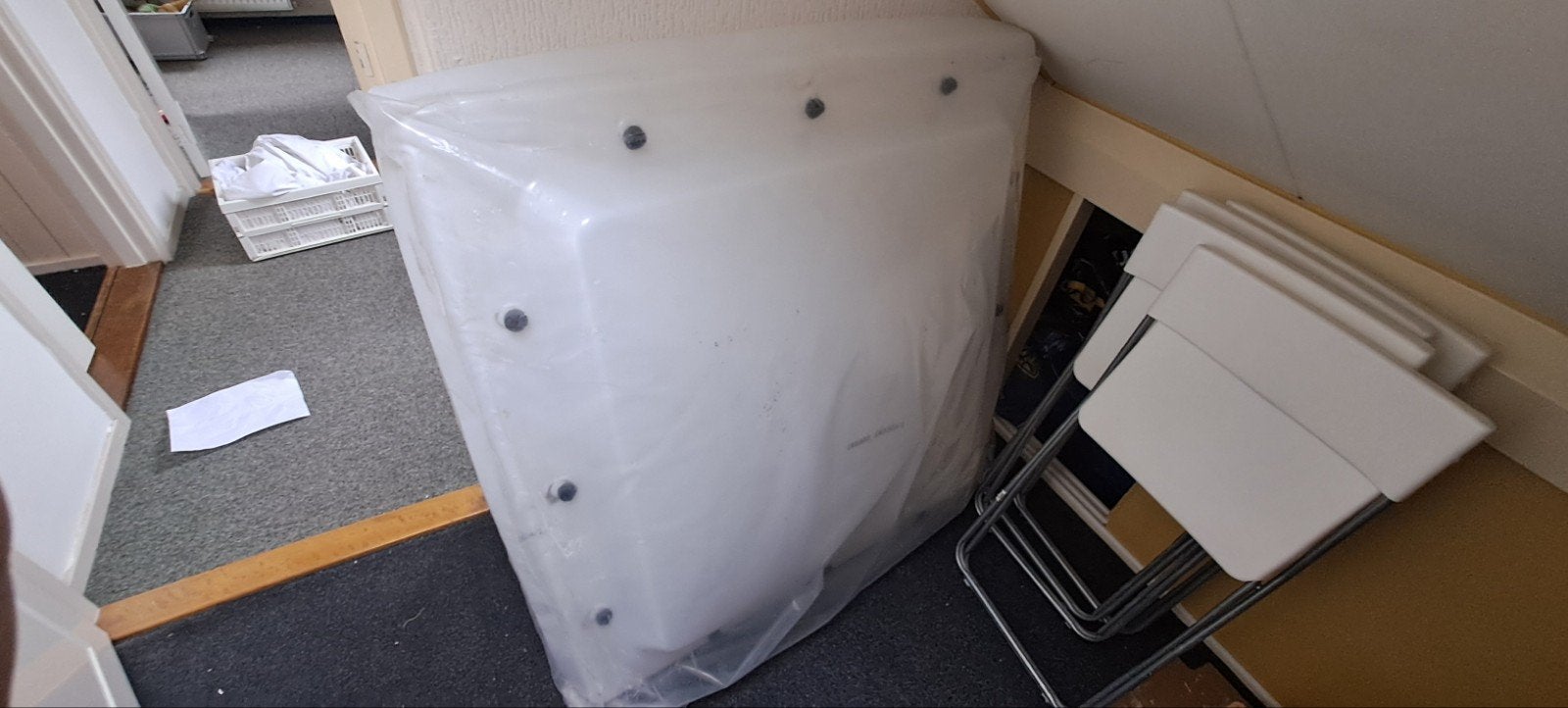 Matte dakkoepel 118x118cm voor Velux raam 85x85cm, Ophalen, 80 tot 120 cm, Zo goed als nieuw, 80 tot 120 cm
