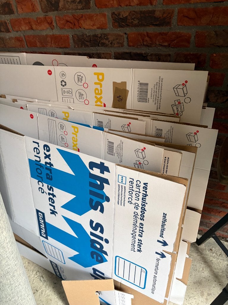 Verhuisdozen, Ophalen, 40 tot 60 cm, 50 tot 75 cm, 35 tot 50 cm