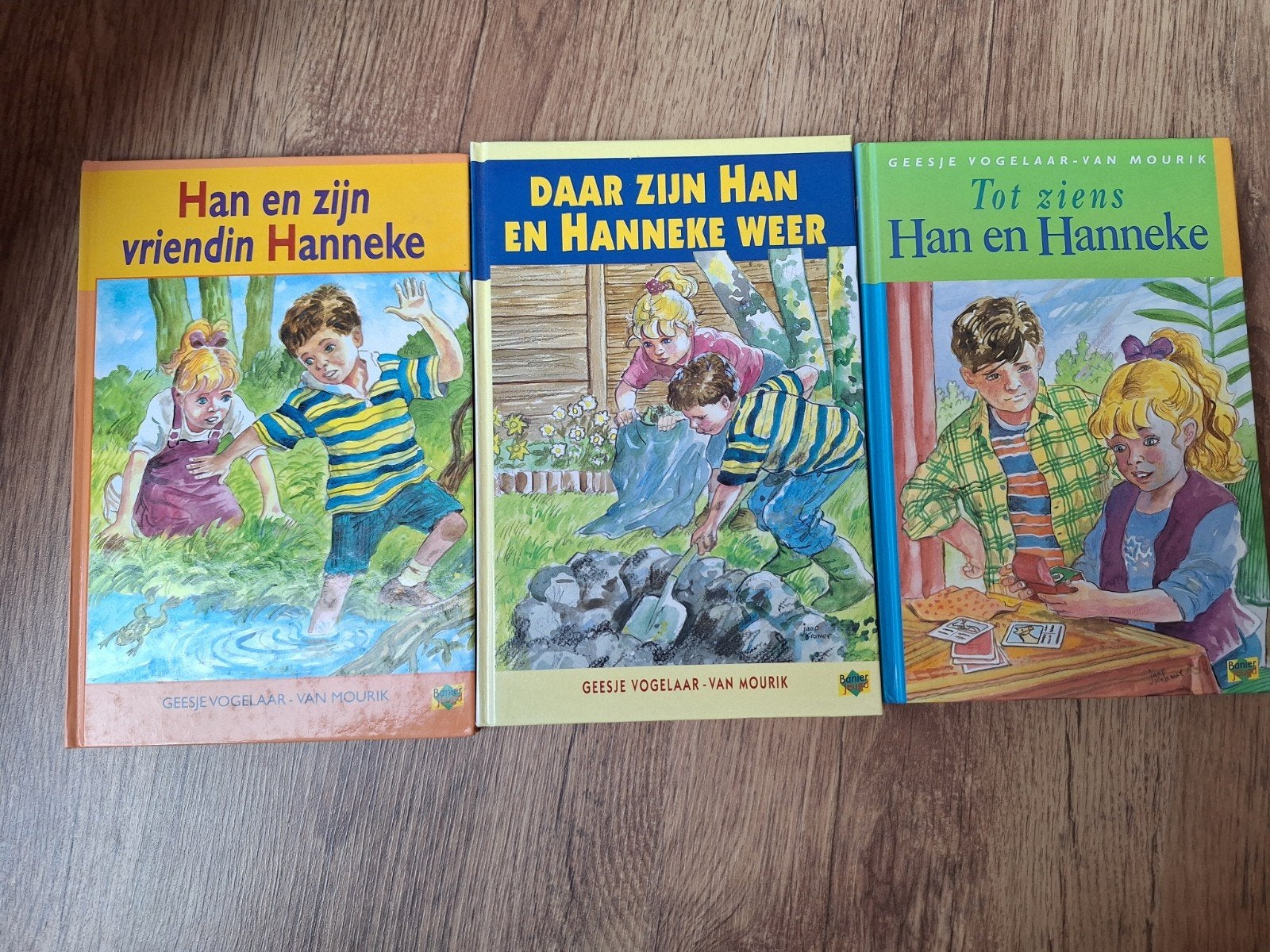Han en Hanneke boekenreeks - 3 delen, Ophalen of Verzenden, Gelezen, Geesje Vogelaar-van Mourik, Fictie algemeen