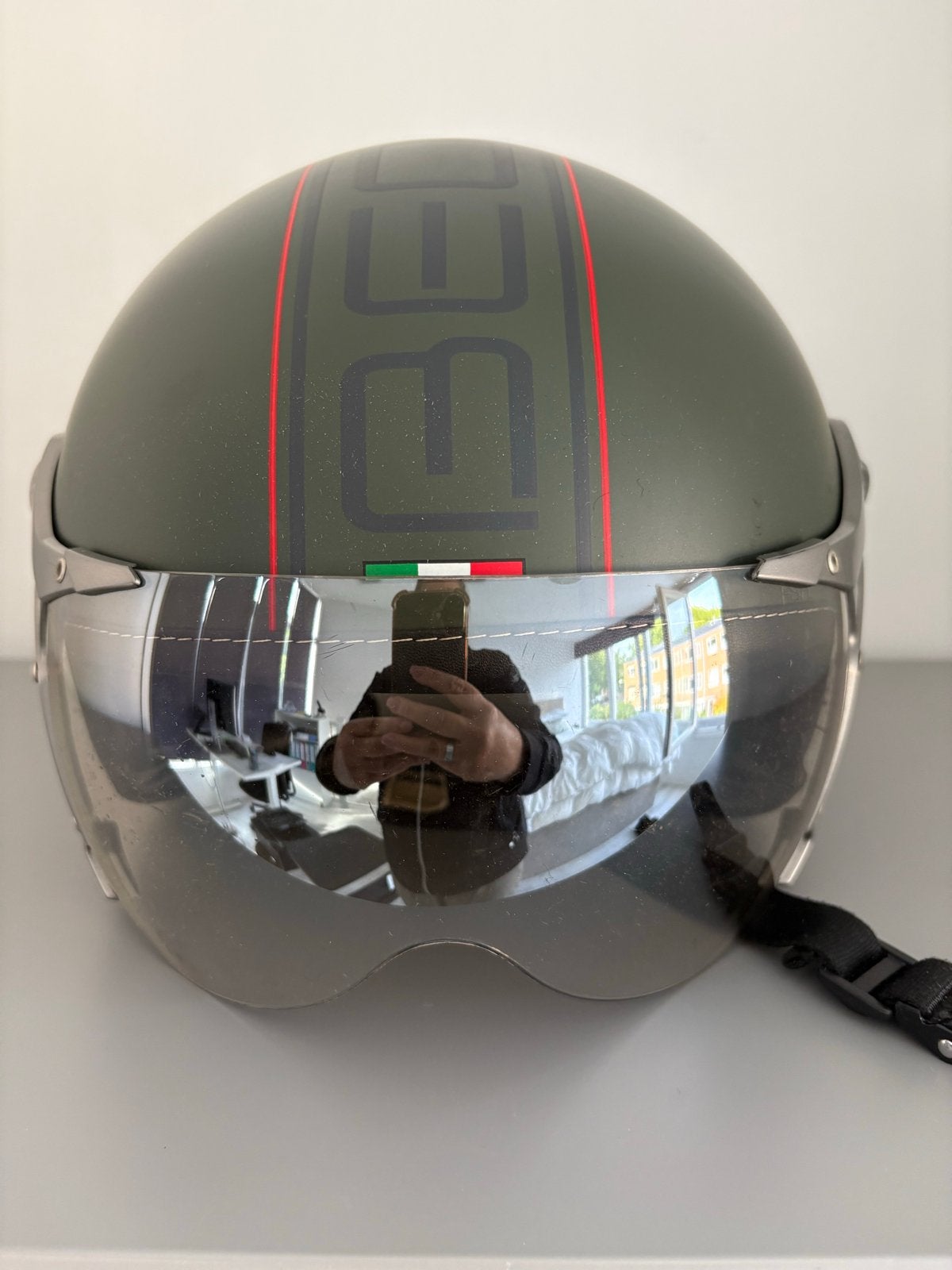 Mooie helm maat XL in goede staat, Ophalen, Tweedehands, XL, Jethelm