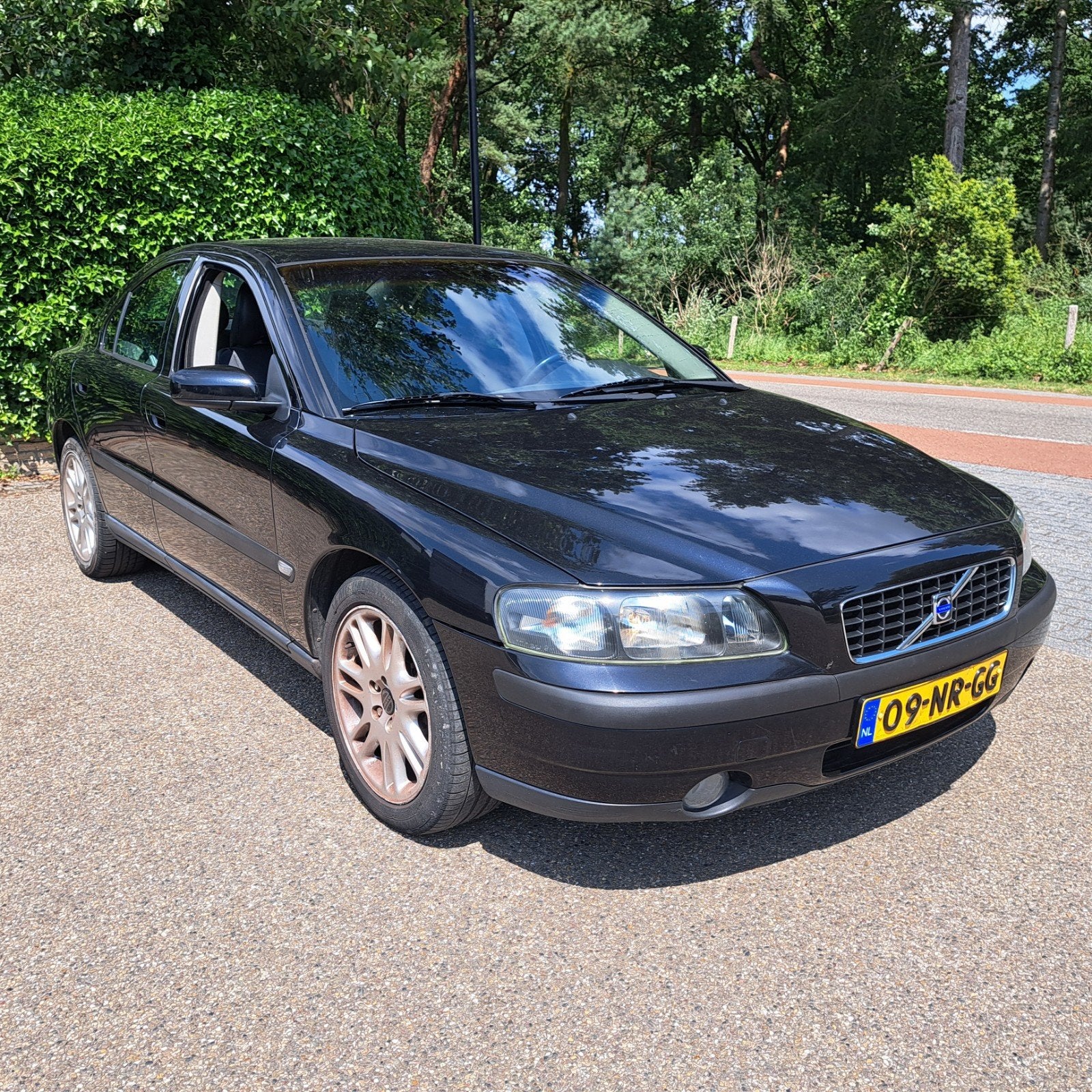 Volvo S60 2.4 140PK AUT 2004 Zwart, Auto's, Volvo, Particulier, S60, ABS, Airbags, Lichtmetalen velgen, Metallic lak, Benzine