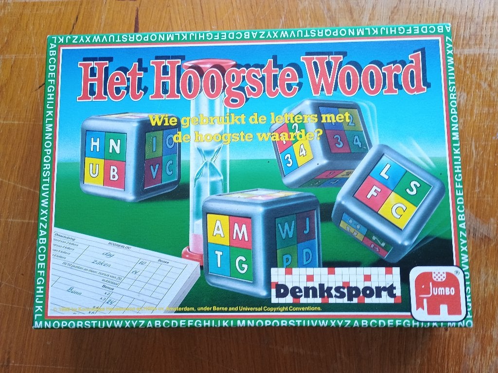 spel het hoogste woord, Vijf spelers of meer, Ophalen of Verzenden, Gebruikt, Jumbo