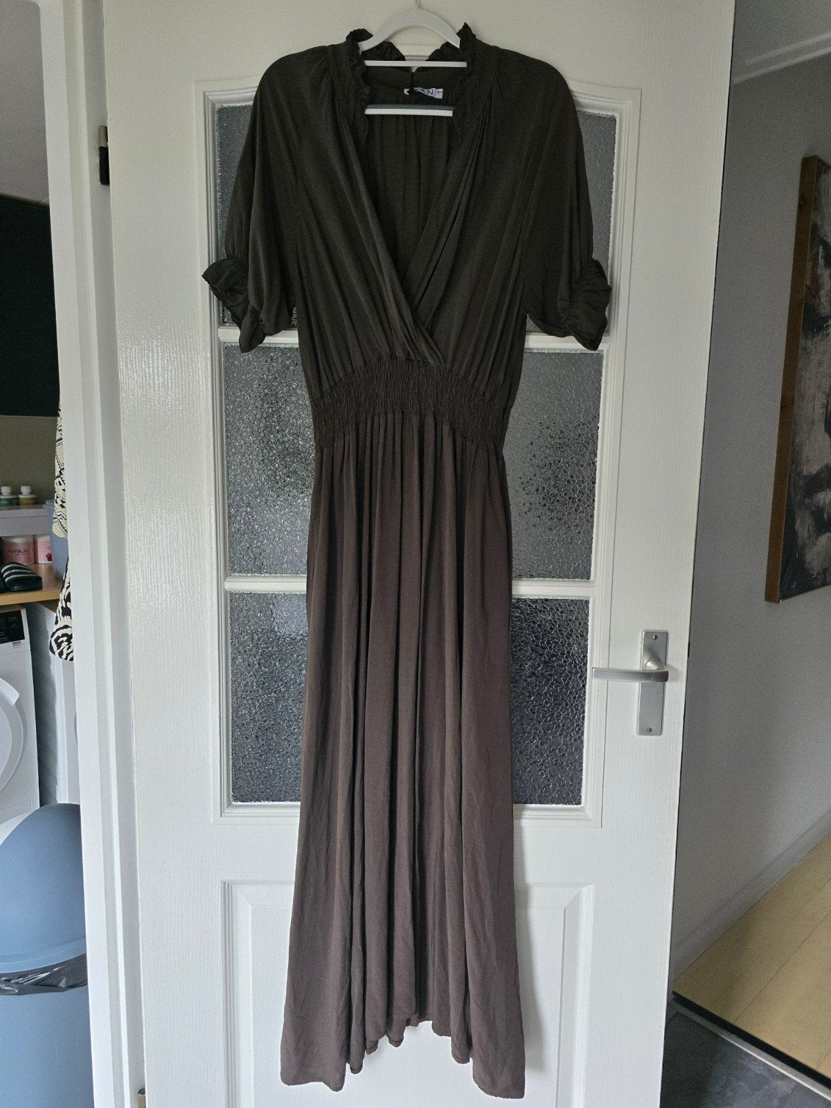 lange jurk bruin 38 40 42 44 nieuw, Kleding | Dames, Bruin, Maat 42/44 (L), Nieuw, Ophalen of Verzenden