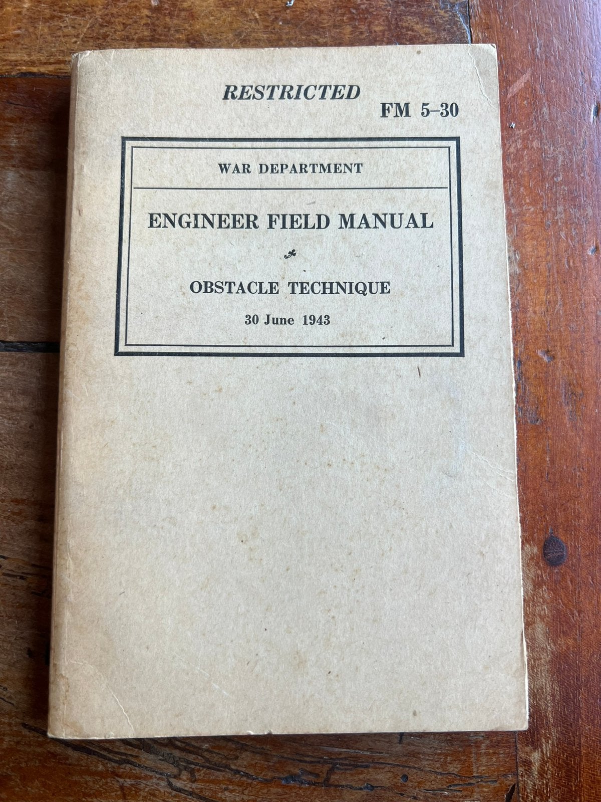 WO2 Amerikaans Genie Landmijn Boobytrap voorschrift mijnen, Amerika, Verzenden, Boek of Tijdschrift
