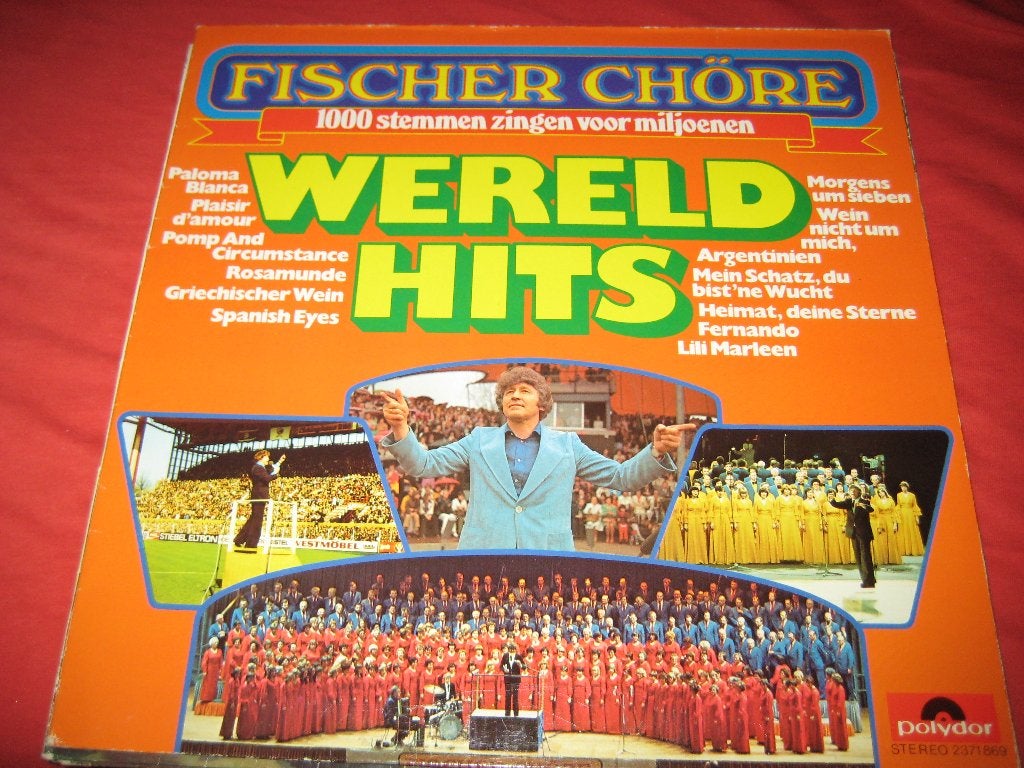 LP, Fischer Chöre: Wereldhits, Cd's en Dvd's, Ophalen of Verzenden, Zo goed als nieuw, LP
