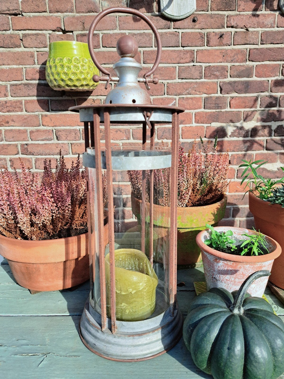 windlicht / lantaarn, Ophalen of Verzenden, Glas, Lantaarn, 55 cm