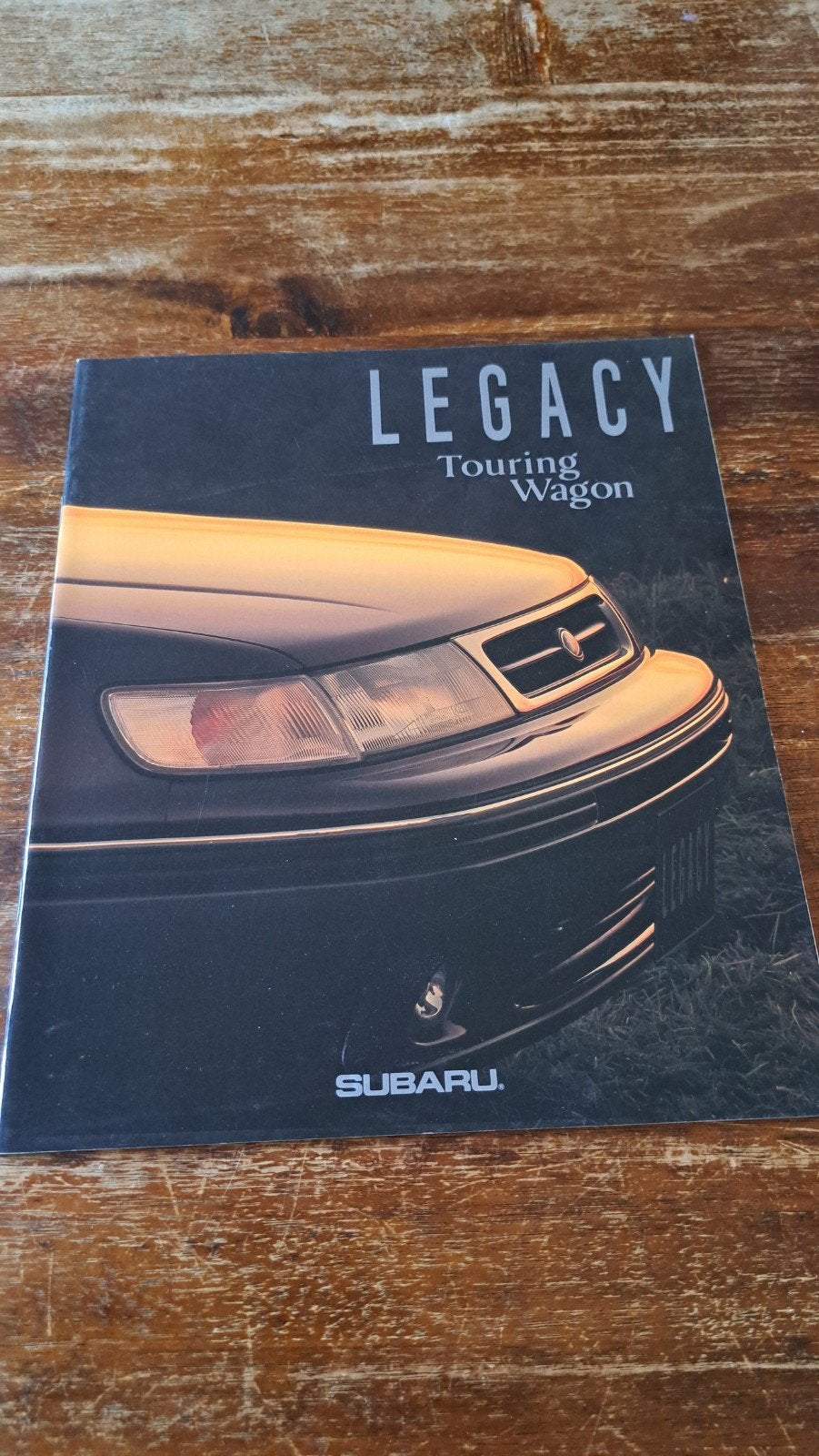 Japanse folder Subaru Legacy Touring wagon 1991, Ophalen of Verzenden, Zo goed als nieuw, Auto's