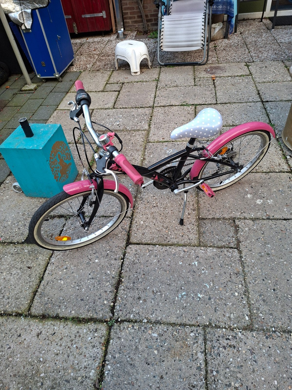 BTwin meisjesfiets 25 euro, Ophalen, Gebruikt, 20 inch, Versnellingen