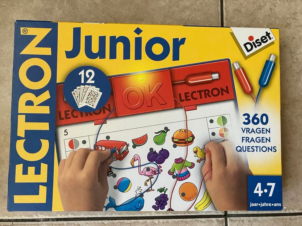 LecTron Junior: Educatief Spel voor Kinderen 4-7 jaar, Een of twee spelers, Ophalen of Verzenden, Zo goed als nieuw