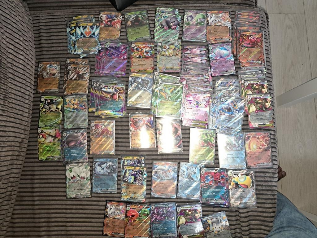 Ex kaarten 137 stuks., Ophalen of Verzenden, Nieuw, Meerdere kaarten, Foil
