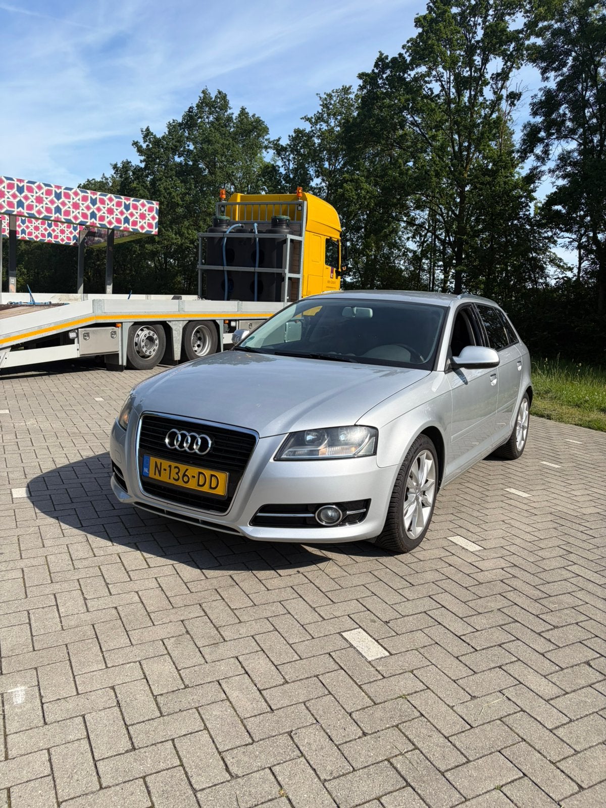 Audi A3 1.2TFSI 77KW SB 2011 Grijs, Auto's, Audi, Voorwielaandrijving, Stof, Zwart, 4 cilinders