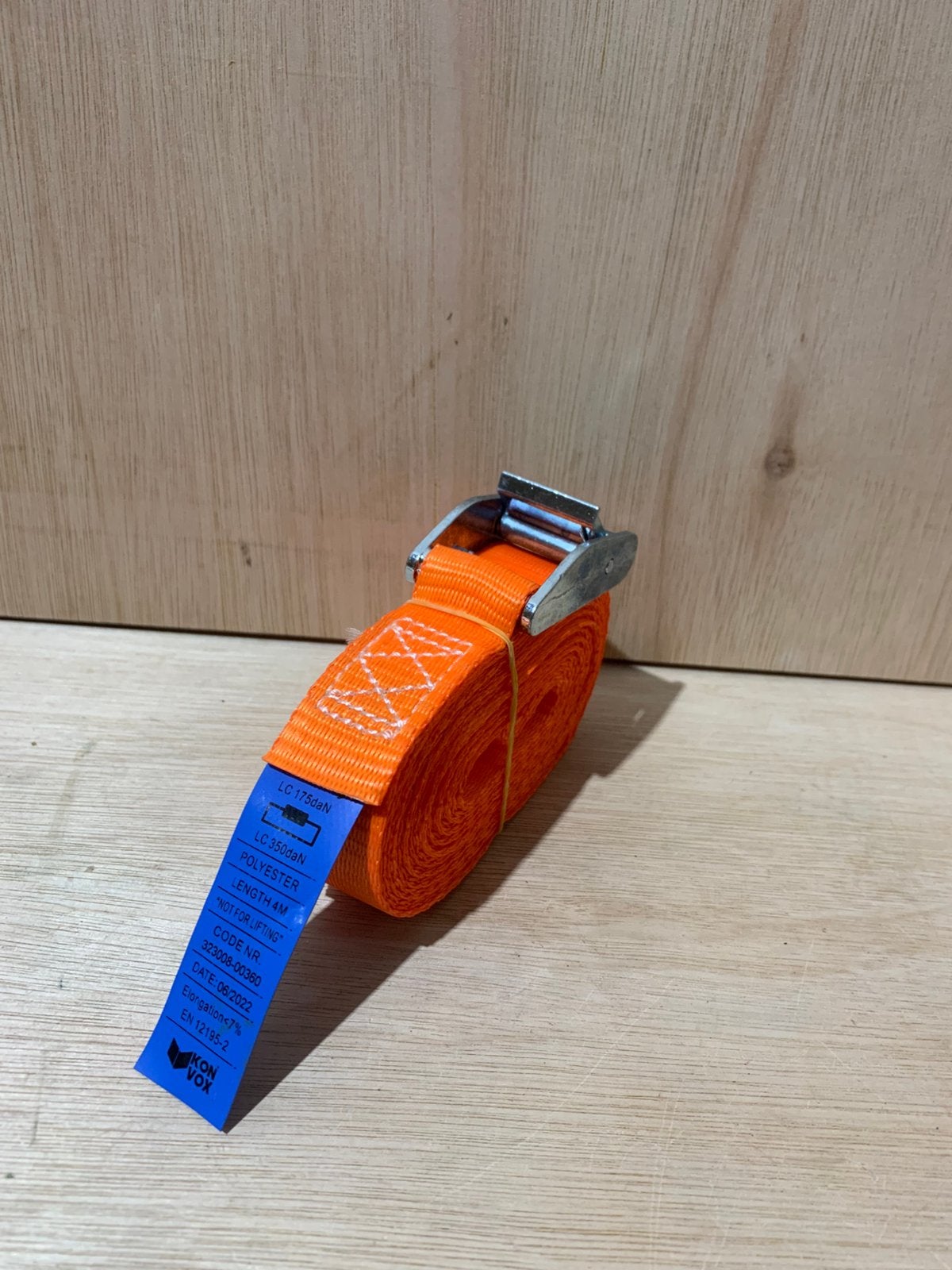 Konvox spanband met klemgesp – 4 meter – NIEUW – 25x, Konvox, Nieuw, Ophalen of Verzenden, Konvox