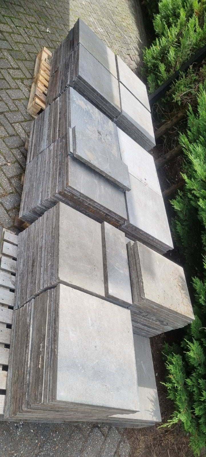60m2 chinees natuursteen 50x50cm 3cm dik te koop, Tuin en Terras, Tegels en Klinkers, Ophalen of Verzenden
