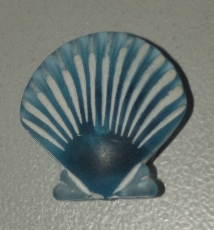 A1 koelkastmagneet blauwe schelp, Ophalen of Verzenden, Zo goed als nieuw