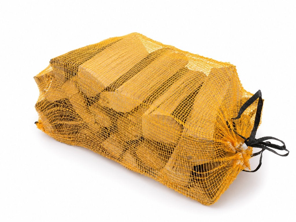Eikenhaardhout Netzak 40L 18KG Droog Openhaardhout, 6 m³ of meer, Ophalen of Verzenden, Eikenhout, Blokken