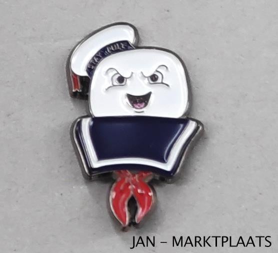 STAY PUFT Man GHOSTBUSTERS Enamel film Pin, Verzenden, Nieuw, Foto of Kaart