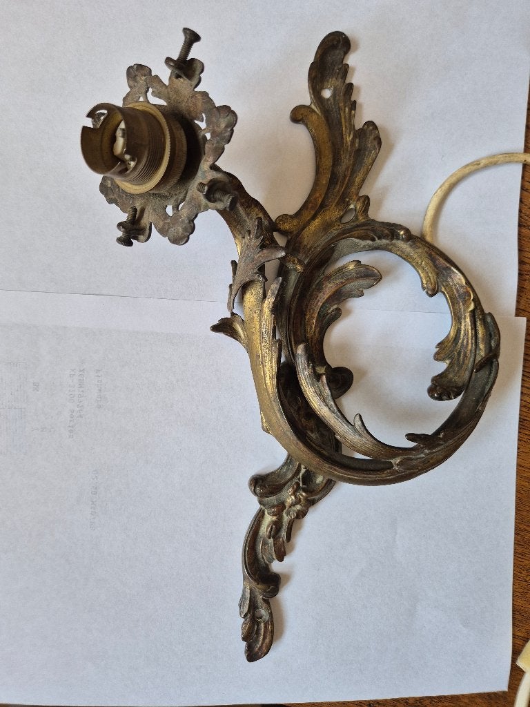antiek wand lampje, Ophalen